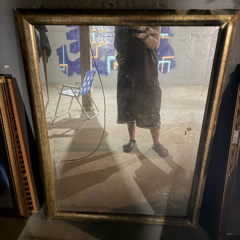 Vintage Gold Framed Mirror